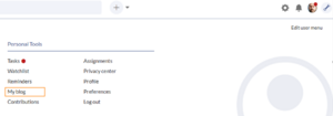 user blog menu link.png