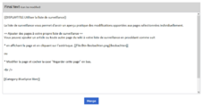 Saving the merged page