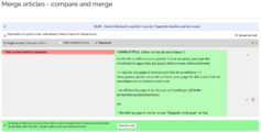 Merging the page sections