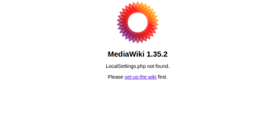 MediaWiki setup page php error