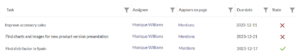 Example task report